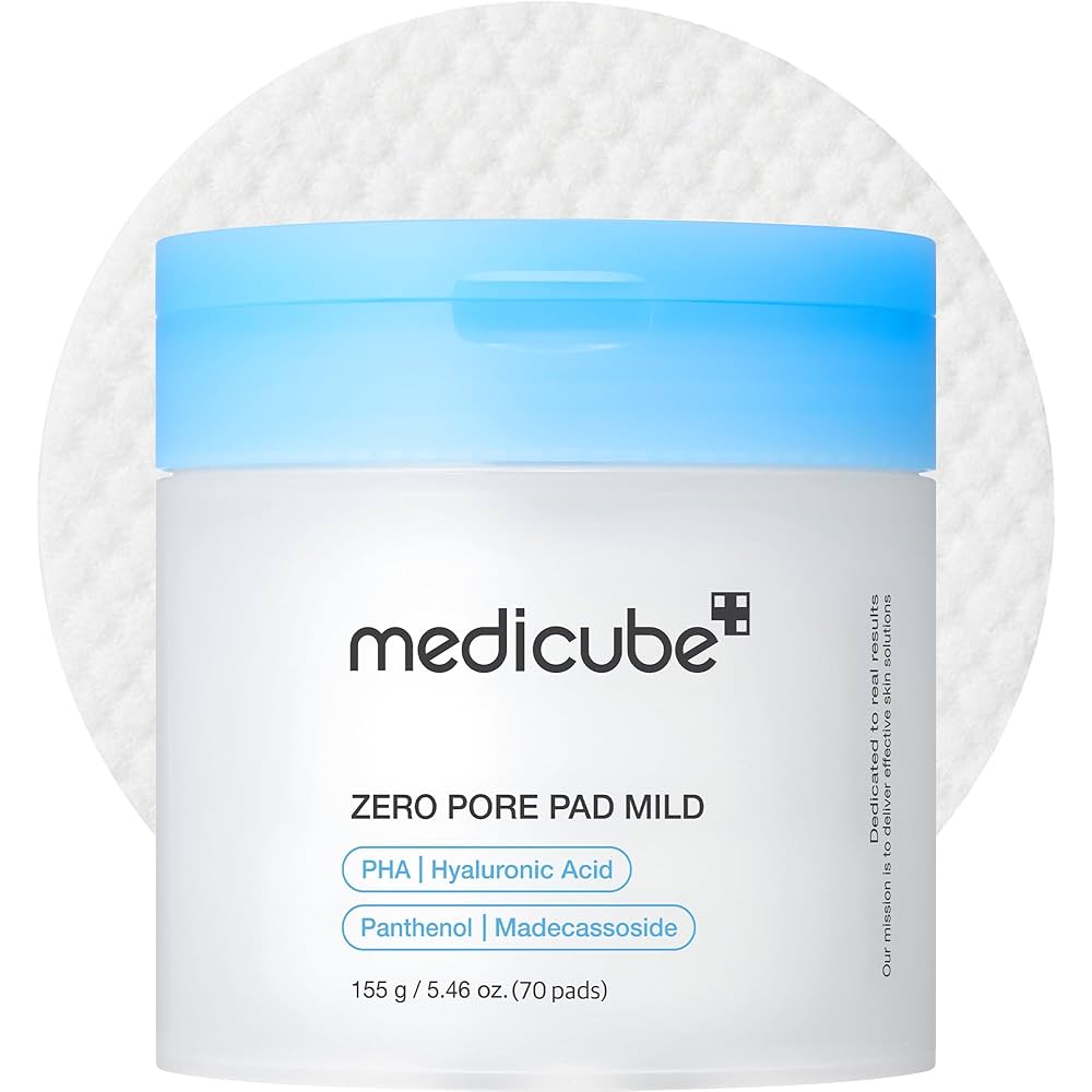 Tônico Facial Medicube Zero Pore Pad Mild 155g(70 Pads)